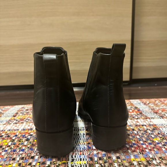 Frank & Oak Black Leather Chelsea Boots Size US8 - Picture 4 of 5
